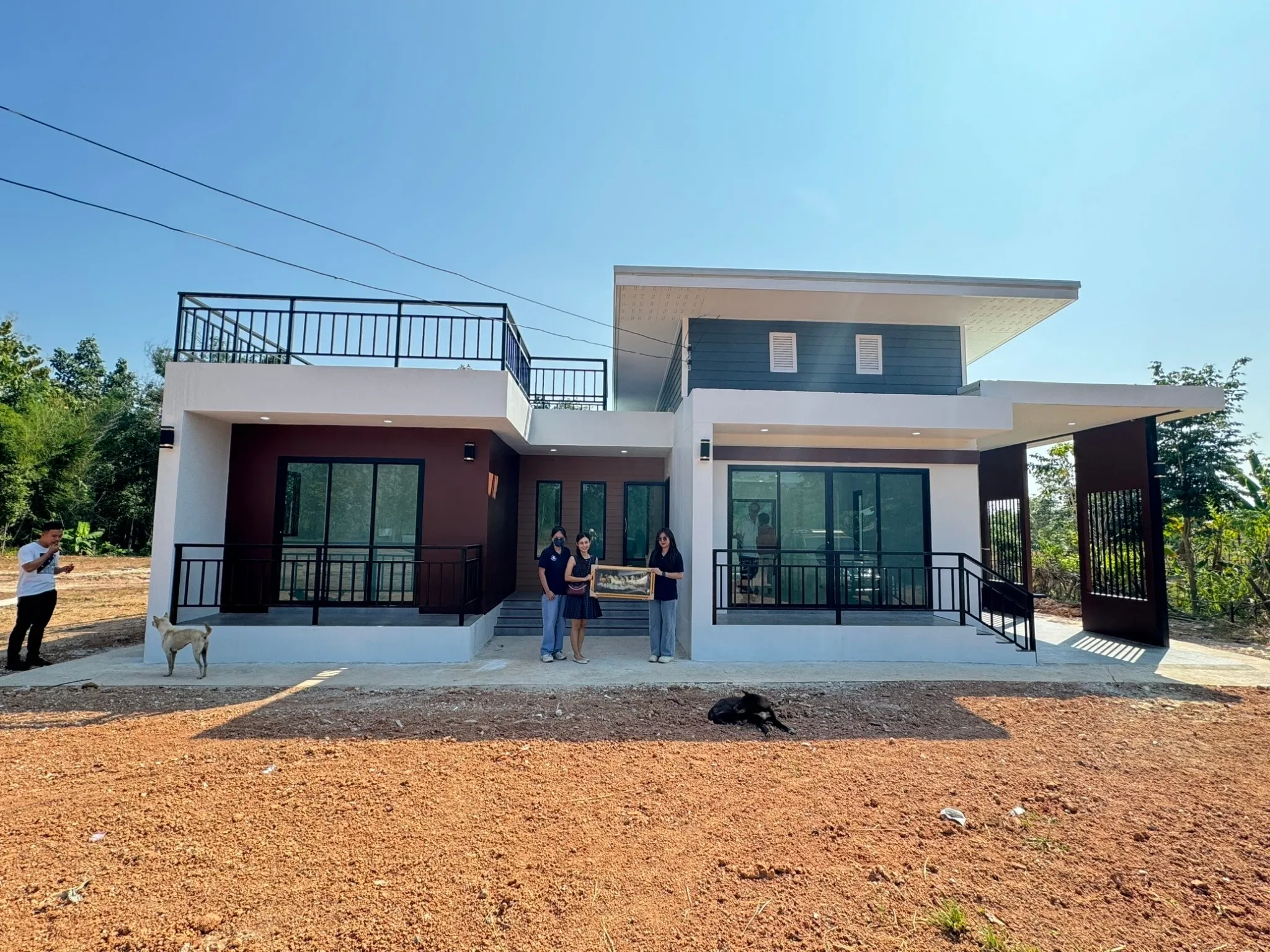 บ้านชั้นเดียว สไตล์โมเดิร์น